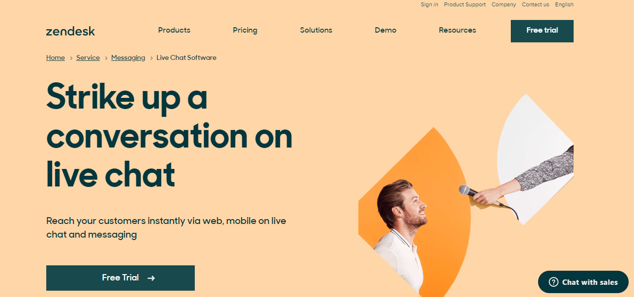 Zendesk Chat is an online chat plugin and an excellent tool for building effective relationships with customers.